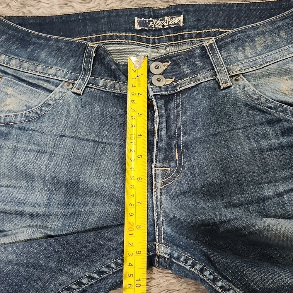 Hudson Jeans Blue Denim Bermudas Size 32!